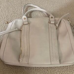 Sasha+Sofi cream satchel